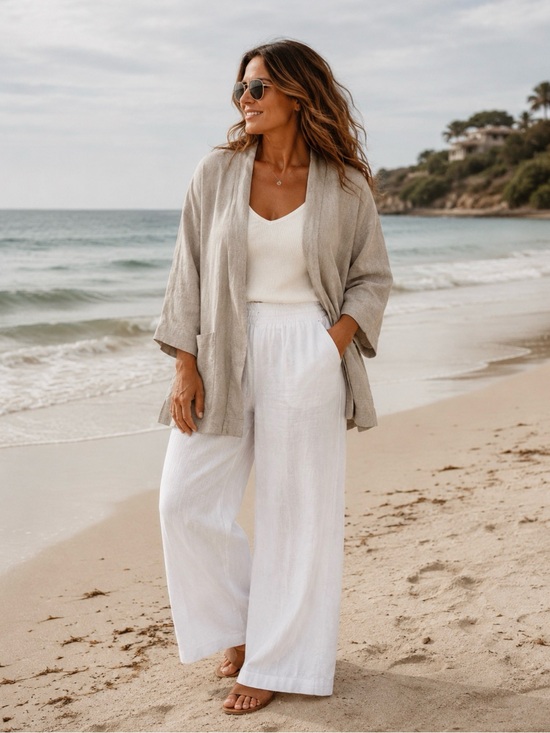 J. Jill Jackets & Blazers - J. Jill PureJill Linen Open Blazer | Jacket